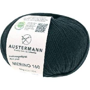 Austermann Merino 160 97610-202 Black Плетива прежда (97610-202)