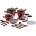 Berlinger Haus Burgundy Metalic Line 22 pcs (BH/7180)