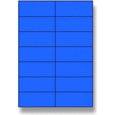 Rayfilm R01230911A 105 x 42,4 mm 1400 etiket modré