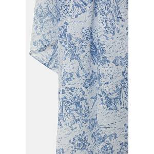 Barbour шал дамски от памук Wisteria (LSC0492)