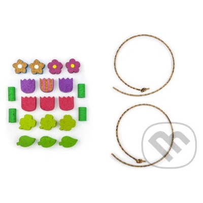 KORKII Korková navliekacia hračka - Kvety