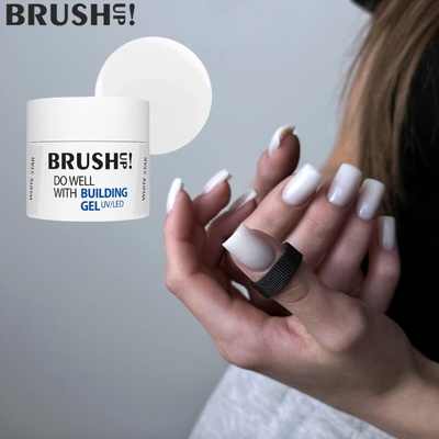 Brushup stavebný Uv Led gél Do Well with Building Gel White Star 12 g