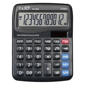 TITANUM Calculator Taxo 12- position TG-2562 black Калкулатори