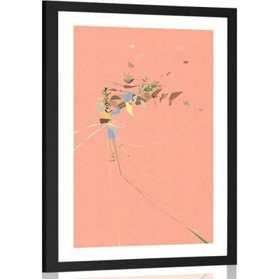 Plakát s paspartou jednoduchá krása rostlin - 40x60 no frame