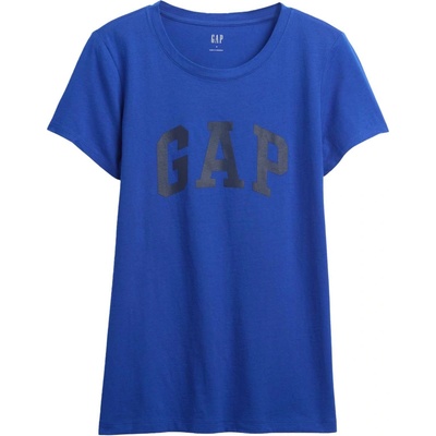 GAP Dámske tričko V-FRNCH SS LOGO CLSSC TEE FA25 modrá čierna