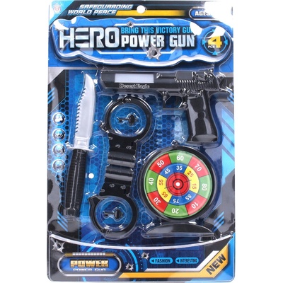Wiky Policejní set s efekty pistole 20 cm