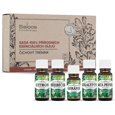 Saloos Esenciální oleje Čichový trénink 4 x 10 ml + 1 x 5 ml