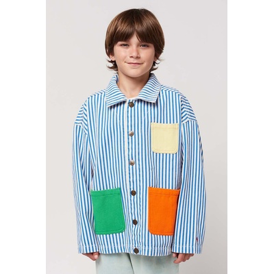 Bobo Choses Детска дънкова риза Bobo Choses в синьо (124AC140)