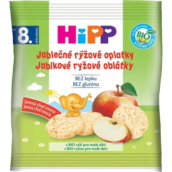 HIPP BIO Oplatky dětské rýžové jablkové 30 g