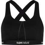 super. natural Дамски спортен сутиен super. natural Women's Feel Good Bra Sports bra - Jet Black - размер XS (114-2448-0111)