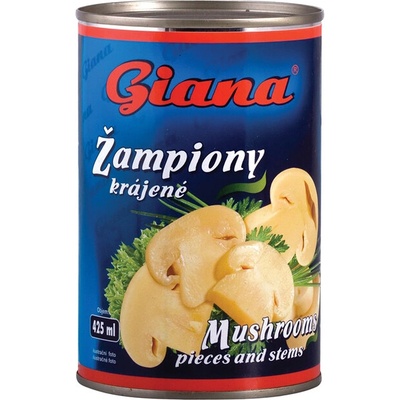 Giana Šampiňóny krájané v slanom náleve 290 g
