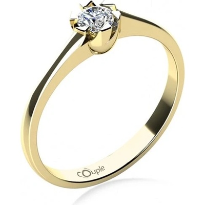 Couple prsten Jess žluté zlato a zirkon 6814037 0 1