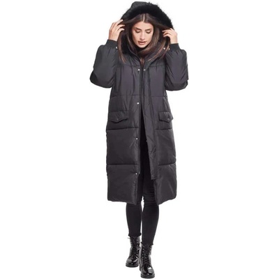 Urban classics Палто Urban classics Oversize Puffer coat - Black (Black)