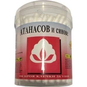  Клечки за уши Атанасов 100бр (577)