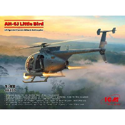 ICM AH-6J Little Bird US Special Forces Helicopter 1:48
