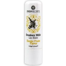 Madis Fresh Secrets Lipbalm with Donkey milk & Exotic Fruits Balzam na ústa s oslím mliekom a exotickým ovocím 4,5 g