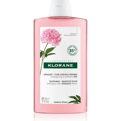 Klorane Peony Soothing Sensitive Hair Scalp Shampoo šampón pre citlivú pokožku hlavy 400 ml