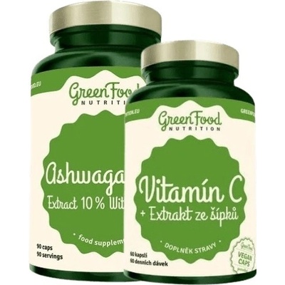 GreenFood Ashwagandha Extract 10 % Withanolides 90 kapsúl