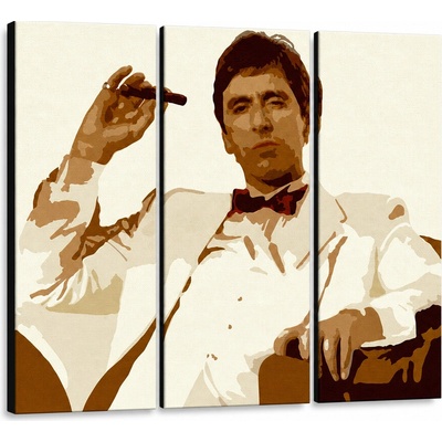 Ručne maľovaný POP Art obraz AL PACINO - 90x60 cm