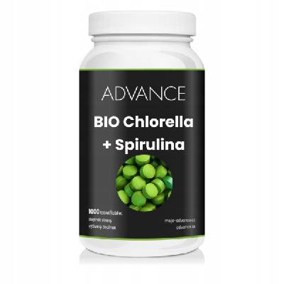 Advence Chlorella + Spirulina BIO 1000 tablet