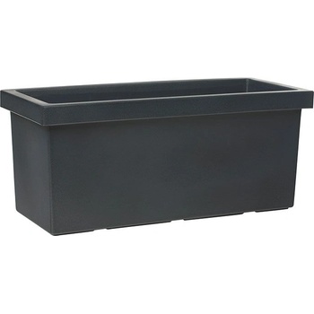 Pasquini e Bini Правоъгълна стилна саксия Серия SAGITTA 80xx35x34см - 70л - Цвят Антрацит (8075)