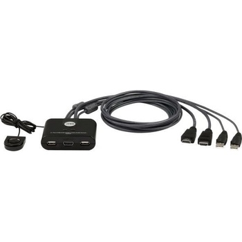 Image 1 of ATEN Превключвател kvm aten cs22hf, Дву портов usb hdmi (aten-cs22hf)