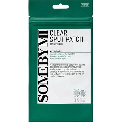 Some By Mi Hydrokoloidní náplast na akné Clear Spot Patch 18 ks