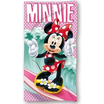 Jerry Fabrics Detská plážová Minnie surf 70 x 140 cm