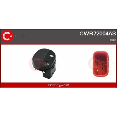 Spínač elektrického otvárania okien CASCO CWR72004AS
