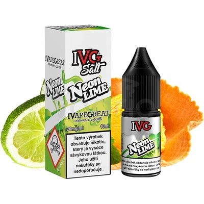 IVG Salt Citrón a limetka 10 ml 20 mg