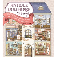 Antique Dollhouse Coloring: Enchanting Miniature Worlds to Color & Explore