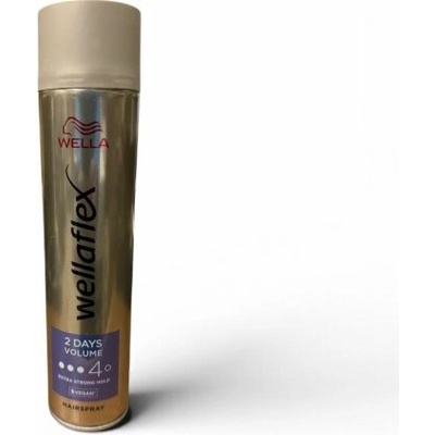 Wellaflex Volume 2 days volume lak na vlasy pro objem účesu 250 ml tuživost č 4