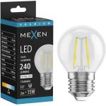 Mexen Vintis LED нажежаема лампа с нажежаем пълнеж E27, G45, 2W, Неутрална - 4000K, 240 (L156-E27-0240-00)