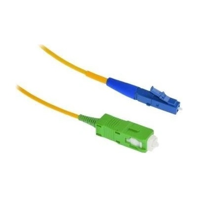 XtendLan FOP-LCSCA-S-0.5-9-A1 Patch, optický, LC-SC/APC, 9/125, simplex, LS0H, ultraflexibilní G.657.A1, průměr 2mm, krátký vývod, 0,5m
