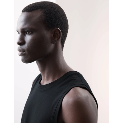 Marks & Spencer Топ от чист Supima® памук с деколте до врата Marks & Spencer черен Marks & Spencer | Cheren | МЪЖЕ | S