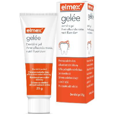 Elmex Gelée 3,19 mg/g + 22,1 mg/g dnt.gel. 25 g