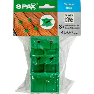 Spax Křížky pro spáry na terasu (4, 5, 6, 7 mm), 3 ks