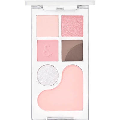 Rom&nd Paleta pro oči a obličej Bare Layer Palette No.02 Strawberry Mood 14 g