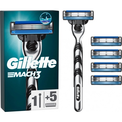 Gillette Mach3 + 5 ks hlavic