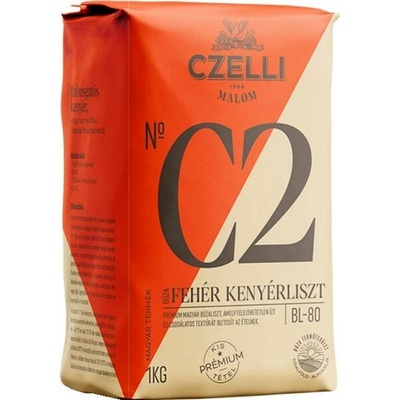 Czelli Malom N° C2 Pšeničná mouka bílá chlebová BL-80 1 kg