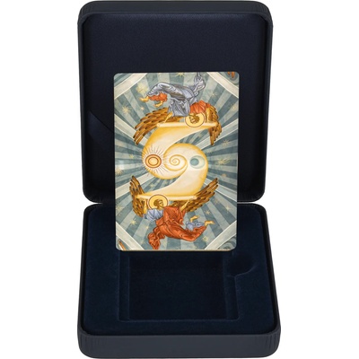 Macoins gold Сребърен медальон Небесен ангел - Манастир Св. Мина