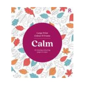 Large Print Colour & Frame - Calm (Colouring Book for Adults) | Richardson Puzzles and Games (2023)