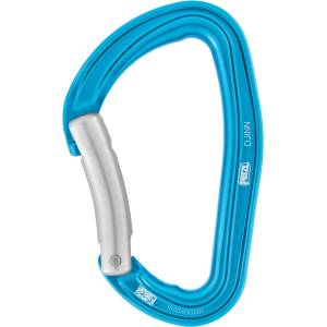Petzl Заключващ се карабинер Petzl Djinn Bent Gate Snapgate carabiner - Turquoise - размер One Size (340-0038-0111)