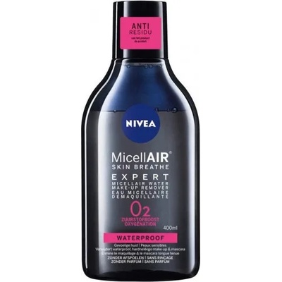 Nivea MicellAIR Expert Waterproof Eye Make-Up Remover - Мицеларен лосион за отстраняване на водоустойчив грим от серията "MicellAIR Expert" 400мл