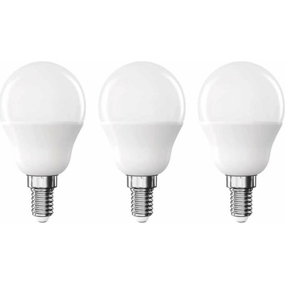 EMOS Classic Mini Globe, E14, 4,2 W 40 W, 470 lm, teplá biela – 3 ks 1525731241