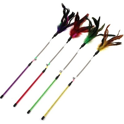 Olala Pets Škádlítko s peřím na pružině 48 cm
