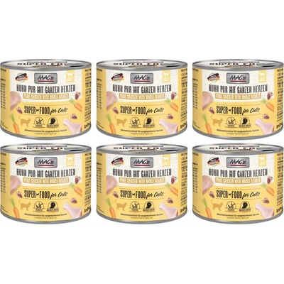 MAC´s Cat Kuracie s hydinovými srdiečkami 12 x 200 g