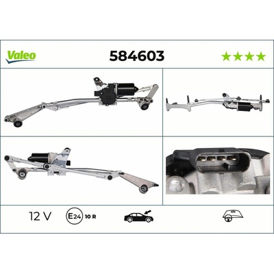 Systém čistenia skiel VALEO 584603