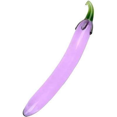 Sexy Elephant Sklenené dildo Mr. Eggplant 19 cm
