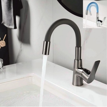 Inter Ceramic Смесител за умивалник 124211 7113gg alisado gun gray